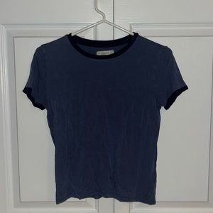 navy abercrombie vintage top size xs